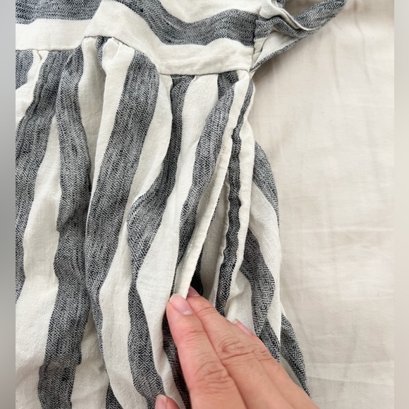 American Eagle | AE Striped One Piece Beach Romper - Picture 8 of 9